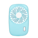 Portable Hand Held USB Rechargeable Mini Fan(Blue)