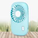 Portable Hand Held USB Rechargeable Mini Fan(Blue)