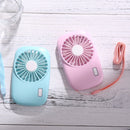 Portable Hand Held USB Rechargeable Mini Fan(Blue)