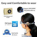 C26 IPX8 Waterproof Swimming Diving Sports MP3 Music Player with Clip & Earphone, Support FM, Memory:8GB(Gold)