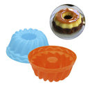 12 PCS Thread Shape Baking Jelly Mould Silicone Pudding Cupcake Muffin Donut Mold