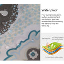 Bohemian Mandala Shower Curtains Bathroom Geometric Waterproof Bath Curtain, Size:220x200cm