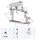 Camera Metal Video Cage Handle Stabilizer for Panasonic LUMIX GH3/GH4(Black)