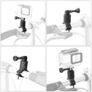 Aluminum Alloy Bicycle Mounting Bracket Bicycle Clip For Action Camera(Red)