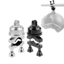 Aluminum Alloy 360 Degree Rotating Base Bike Camera Mount for Action Camera(Black)