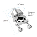 Aluminum Alloy 360 Degree Rotating Base Bike Camera Mount for Action Camera(Black)