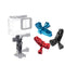 Action Camera Universal Aluminum Alloy Three-way Adjustment Arm 360 Degree Adapter(Blue)