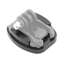 4 Holes Aluminum Quick Release Tripod Mount Base For Sports Camera, Color: Black Embedded Nut