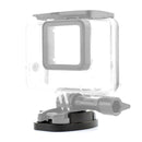 4 Holes Aluminum Quick Release Tripod Mount Base For Sports Camera, Color: Black Embedded Nut