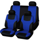 Universal Car Seat Cover Personality Stitching Automotive Chairs Protective Sleeve Cloth Automobile Seats Covers(Orange)