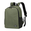 CADeN Shoulder Digital Camera Bag Outdoor Nylon Photography Backpack(Army Green Small Bag)