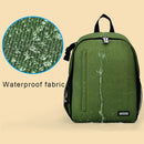 CADeN Shoulder Digital Camera Bag Outdoor Nylon Photography Backpack(Army Green Small Bag)