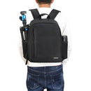 CADeN Shoulder Digital Camera Bag Outdoor Nylon Photography Backpack(Black (Big size))