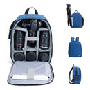 CADeN Shoulder Digital Camera Bag Outdoor Nylon Photography Backpack(Blue Small Bag)