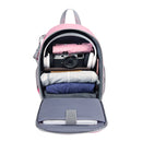 CADeN Shoulder Digital Camera Bag Outdoor Nylon Photography Backpack(Pink Small Bag)
