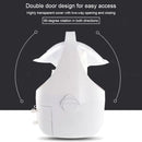 Portable Dust-proof Transparent Round Cosmetic Drawer Type Storage Box(Small Beauty Powder)