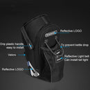 ROSWHEEL 1.8L Bicycle Tail Bag Saddle Bag Kettle Bag Can Hang Taillights(Black)