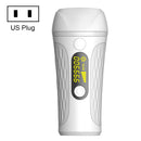 Home Painless Laser Hair Removal Instrument, Specification:US Plug(White)