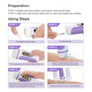 Home Painless Laser Hair Removal Instrument, Specification:US Plug(White)