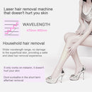 Home Painless Laser Hair Removal Instrument, Specification:EU Plug(White)