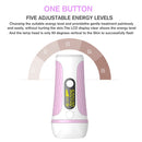 Home Painless Laser Hair Removal Instrument, Specification:UK Plug(Pink)