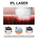 Home Painless Laser Hair Removal Instrument, Specification:UK Plug(White)