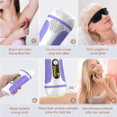 Home Painless Laser Hair Removal Instrument, Specification:UK Plug(White)