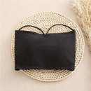 One-piece Underwear Without Shoulder Strap Invisible Anti-slip, Size: M(Black)