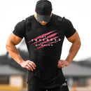 Quick Dry Sport Gym T-Shirt Running Tight Short Sleeve, Size:L (White)