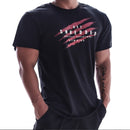 Quick Dry Sport Gym T-Shirt Running Tight Short Sleeve, Size:XXL (White)