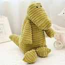 Pet Dog Toys Fasade Molars Vent Training Corduroy Monkey Pig Vocal Plush Toys(Crocodile )