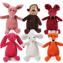 Pet Dog Toys Fasade Molars Vent Training Corduroy Monkey Pig Vocal Plush Toys(Mouse )