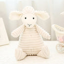 Pet Dog Toys Fasade Molars Vent Training Corduroy Monkey Pig Vocal Plush Toys(Sheep )