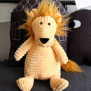 Pet Dog Toys Fasade Molars Vent Training Corduroy Monkey Pig Vocal Plush Toys(Lion)