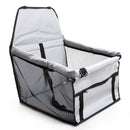 In Car Double-Layer Mesh Thickening Waterproof Pet Bag(Grey)