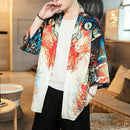 Kimono Cardigan Feather Woven Thin Coat Robe Hanfu, Size: XXXXXL(Chinchilla Black)