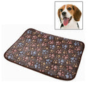 Pet Double-sided Mat Vine Cushion Kennel Cat Blanket Mat, Size:L (Dark Coffee )