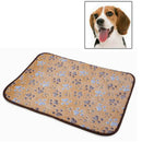 Pet Double-sided Mat Vine Cushion Kennel Cat Blanket Mat, Size:L (Light Coffee)