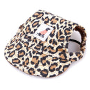 Pet Accessories Adjustment Buckle Baseball Cap, Size: S(Leopard)