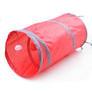 Pet Supplies Cat Ring Paper Two-way Tunnel Can Accommodate Folding Cat Channel(Red )