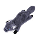 Dog Toy Bite Wear-resistant Vocal Molars Pet Plush Medium Large Supplies, Size:Large(Wolf)