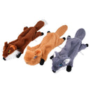 Dog Toy Bite Wear-resistant Vocal Molars Pet Plush Medium Large Supplies, Size:Large(Wolf)