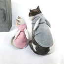 Comfortable Fashion Lovely Rabbit Ear Dog Teddy Pet Cat Sweatshirt, Size: XL(Pink)