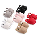 Baby Girls Sandals Soft Sole Casual Prewalker Summer Slippers Crib Shoes(Dark Grey)