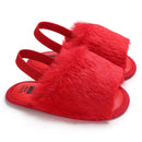 Baby Girls Sandals Soft Sole Casual Prewalker Summer Slippers Crib Shoes(Red)