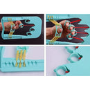 Finger Force Exerciser Finger Gripper Hemiplegia Rehabilitation Training Equipment for Children and Adult, Random Color Delivery
