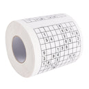 3 Rolls Creative Sudoku Toilet Paper Roll Paper Facial Tissue