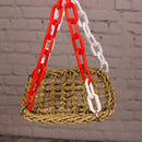 Manual Bird Parrot Toy Swing Braid Hammock Suspension Bridge, Specification: 18x18cm