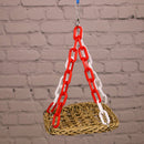 Manual Bird Parrot Toy Swing Braid Hammock Suspension Bridge, Specification: 18x18cm