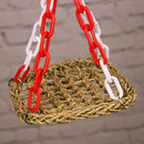Manual Bird Parrot Toy Swing Braid Hammock Suspension Bridge, Specification: 18x18cm